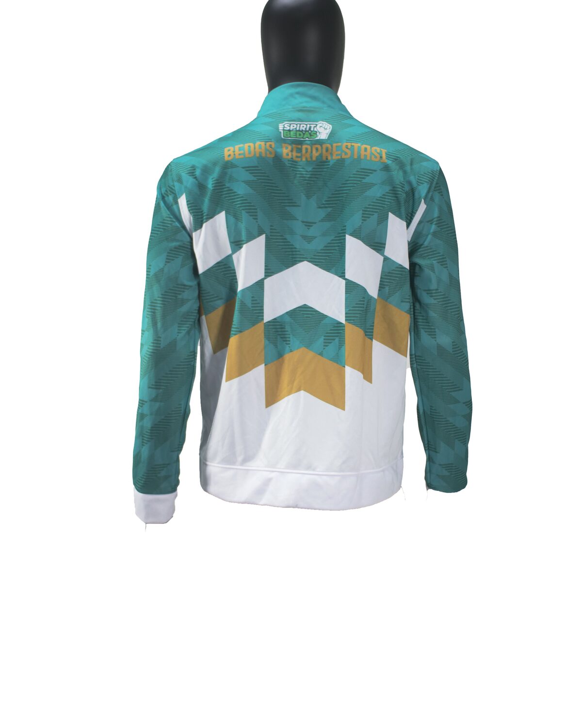 Sublimated jacket with full-coverage print